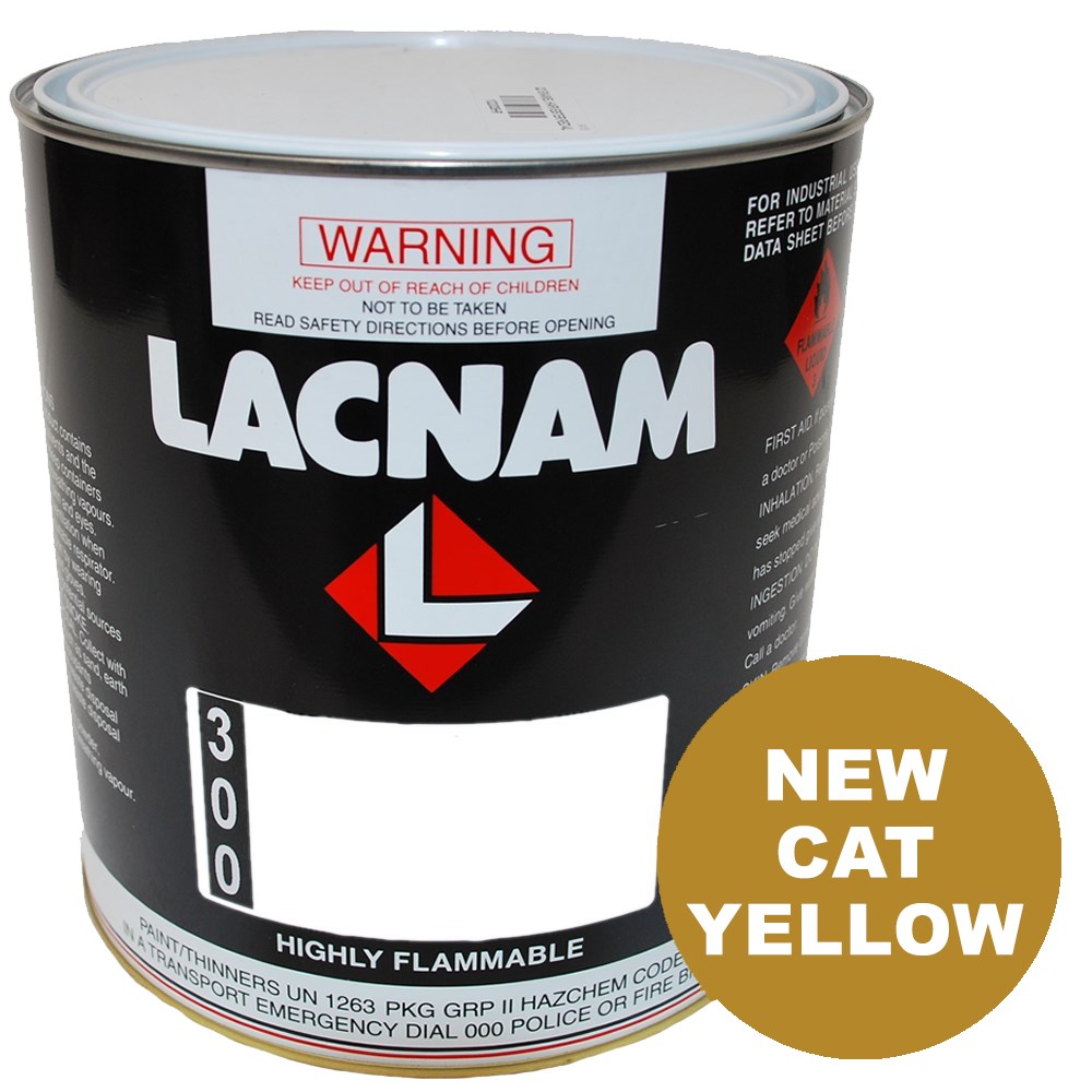QD ENAMEL NEW CAT YELLOW 4L RAPID DRY COPOLYMER CATERPILLAR ENAMEL
