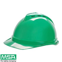 MSA HARD HAT GREEN VENTED