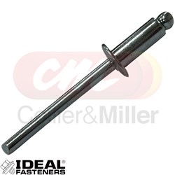 STEEL RIVET SS4-2 PK100