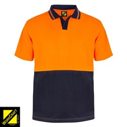 WORKCRAFT HI VIS S/S POLO 2XL