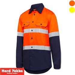 HI VIS O/N L/SLEEVE SHIRT 2XL