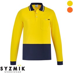 SYZMIK L/SLEEVE POLO 2XL