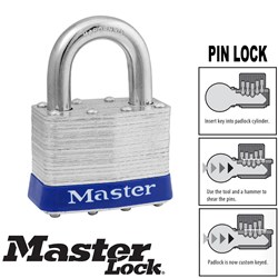 LAMINATED PADLOCK 40MM SINGLE
