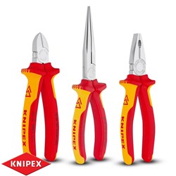 KNIPEX 1000V VDE PLIER SET 3PC