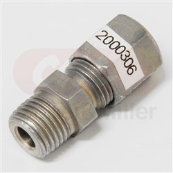 CONNECTOR 6MM TUBE M10X1