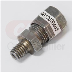 CONNECTOR 6MM TUBE M6X1