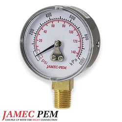 PRESSURE GAUGE 140 PSI X 50MM