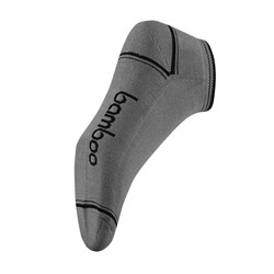 BAMBOO SOCK GREY/BLACK 10-14