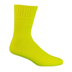 BAMBOO SOCK HIVIS LEMON 4-6