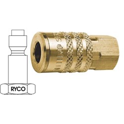 AIR COUPLING PEM BRASS FEMALE