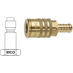 AIR COUPLING PEM BRASS TAIL