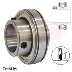RHP SET SCREW BEARING M16
