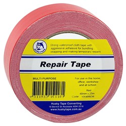 CLOTH TAPE RED 48MM X 25M