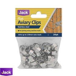 JACK FLAT AVIARY CLIPS PK200