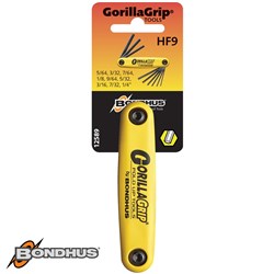 BONDHUS HEX KEY SET AF 9PC