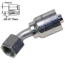 SWAGE TAIL JIC 45' F TUBE
