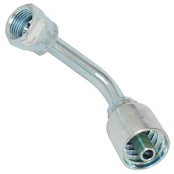 SWAGE TAIL JIC 90' F LONG TUBE