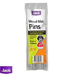 JACK WEED MAT PINS PK20