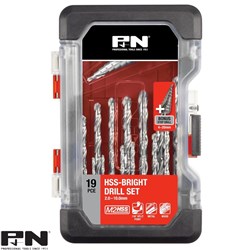 P&N HSS COBALT DRILL SET 19PC