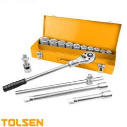 TOLSEN SOCKET SET 3/4 DR 15PC