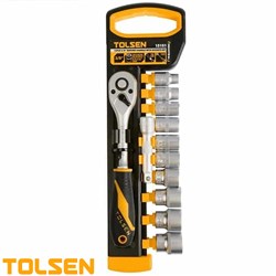 TOLSEN METRIC SOCKET SET 12PC