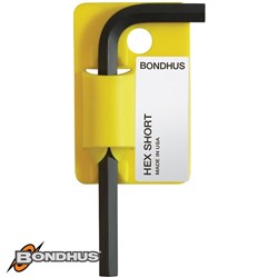BONDHUS HEX KEY SHORT 1/16