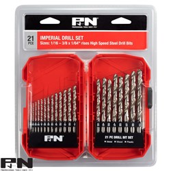 P&N IMPERIAL DRILL SET 21PCE