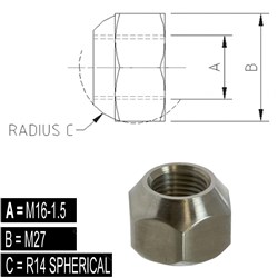 WHEEL NUT M16-1.5
