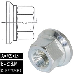 WHEEL NUT M22 X 1.5