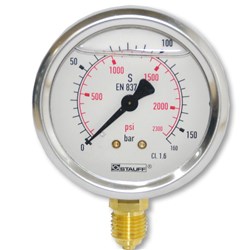 DIAGNOSTIC GAUGE 2300PSI 63MM