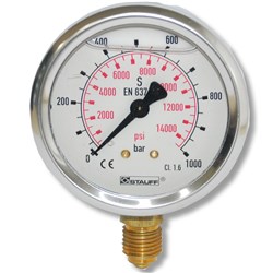 DIAGNOSTIC GAUGE 14500PSI 63MM