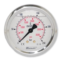 DIAGNOSTIC GAUGE 3600PSI 63MM