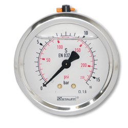 DIAGNOSTIC GAUGE 230PSI 63MM