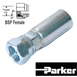 SWAGE TAIL BSPP 180' F