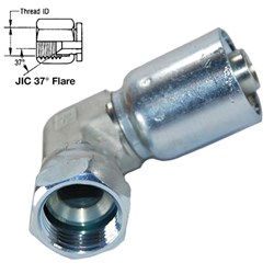 SWAGE TAIL JIC 90' F BLOCK