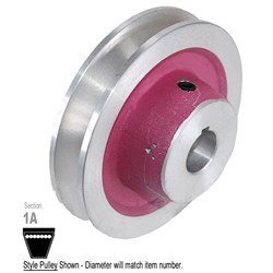 V-PULLEY 1A SECTION X 16"