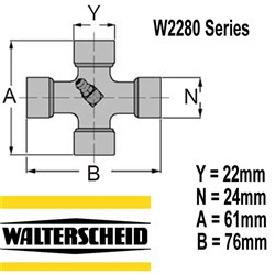 UNI JOINT 2280 M24XM61/M22XM76