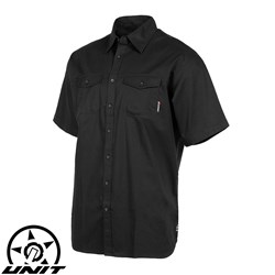 STRETCH S/S SHIRT BLACK 4XL