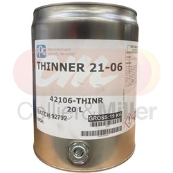 PPG 21-06 THINNERS 20 LITRE
