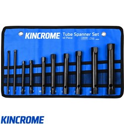 TUBE SPANNER SET 10PC METRIC