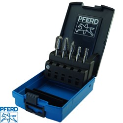 PFERD TUNGSTEN BURR SET 5PC