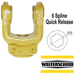 YOKE Q/R W2600 1-3/8X6 SPLINE