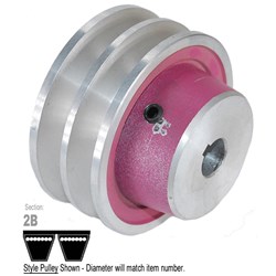 V-PULLEY 2B SECTION X 2"
