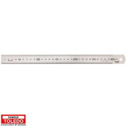 TOLEDO S/STEEL RULE 300MM