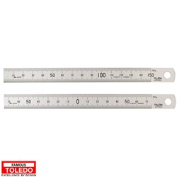 TOLEDO S/STEEL RULE 300MM