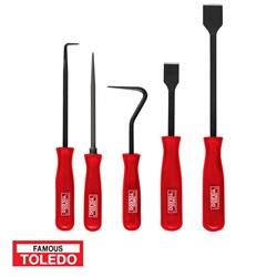 TOLEDO SCRAPER & HOOK SET 5PC