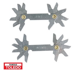 TOLEDO THREAD PITCH GAUGE 2PC