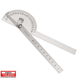 TOLEDO PROTRACTOR 180 DEGREES