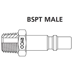 AIR NIPPLE RYCO 300 SERIES M