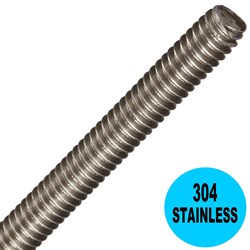 304 S/S THREADED ROD 1/2 UNC